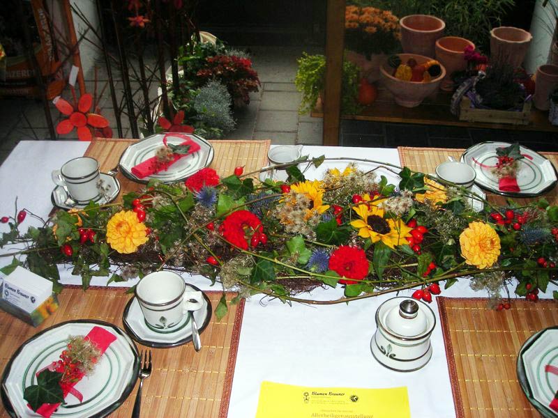 Länglich mit Sonnenblumen (Sommer-Herbst)