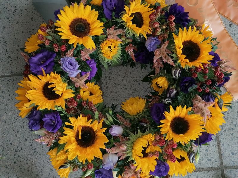 Sonnenblumenkranz